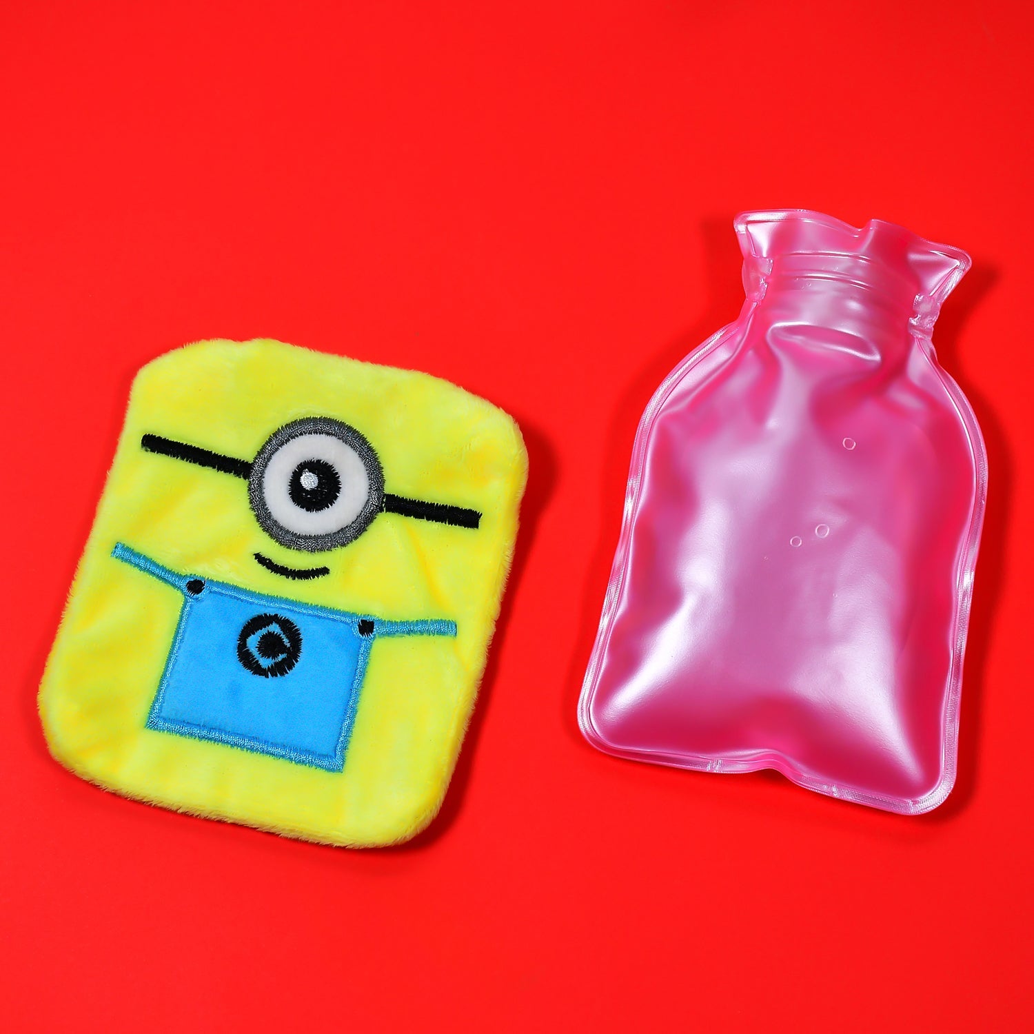 6506 Minions small Hot Water Bag with Cover for Pain Relief, Neck, Shoulder Pain and Hand, Feet Warmer, Menstrual Cramps. DeoDap 6506 Minions small Hot Water Bag with Cover for Pain Relief, Neck, Shoulder Pain and Hand, Feet Warmer, Menstrual Cramps. DeoDap